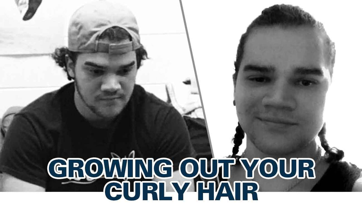 El Rizado growing curly hair through the awkward stage
