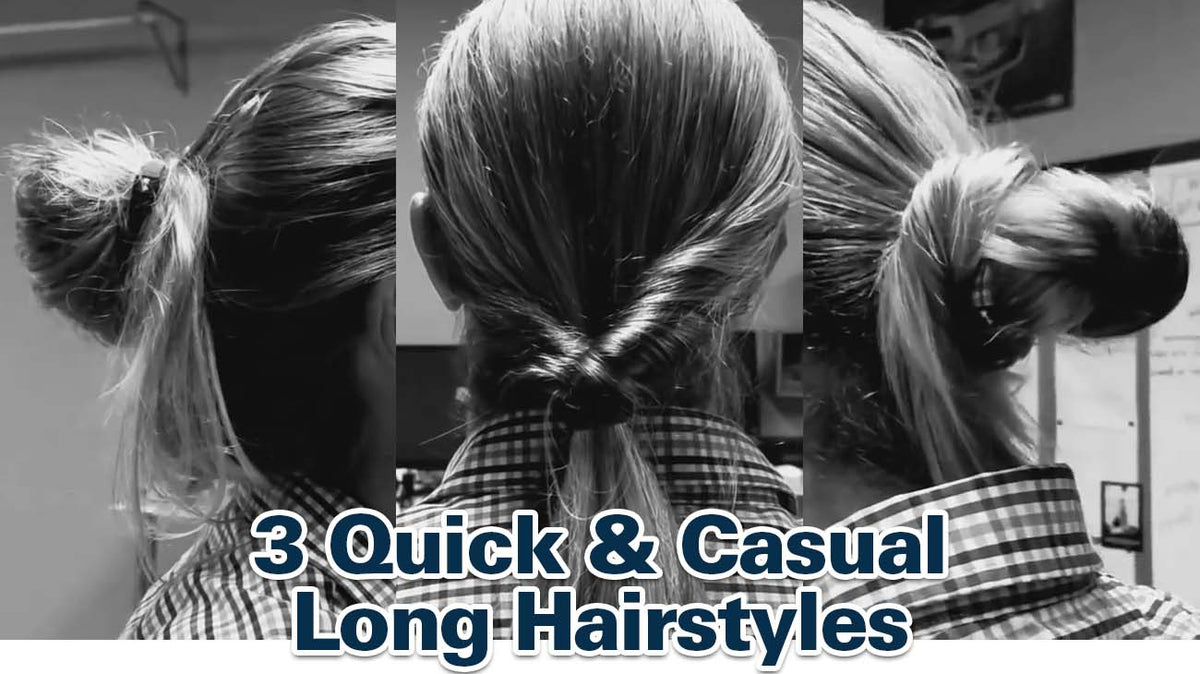 casual long hairstyles for men