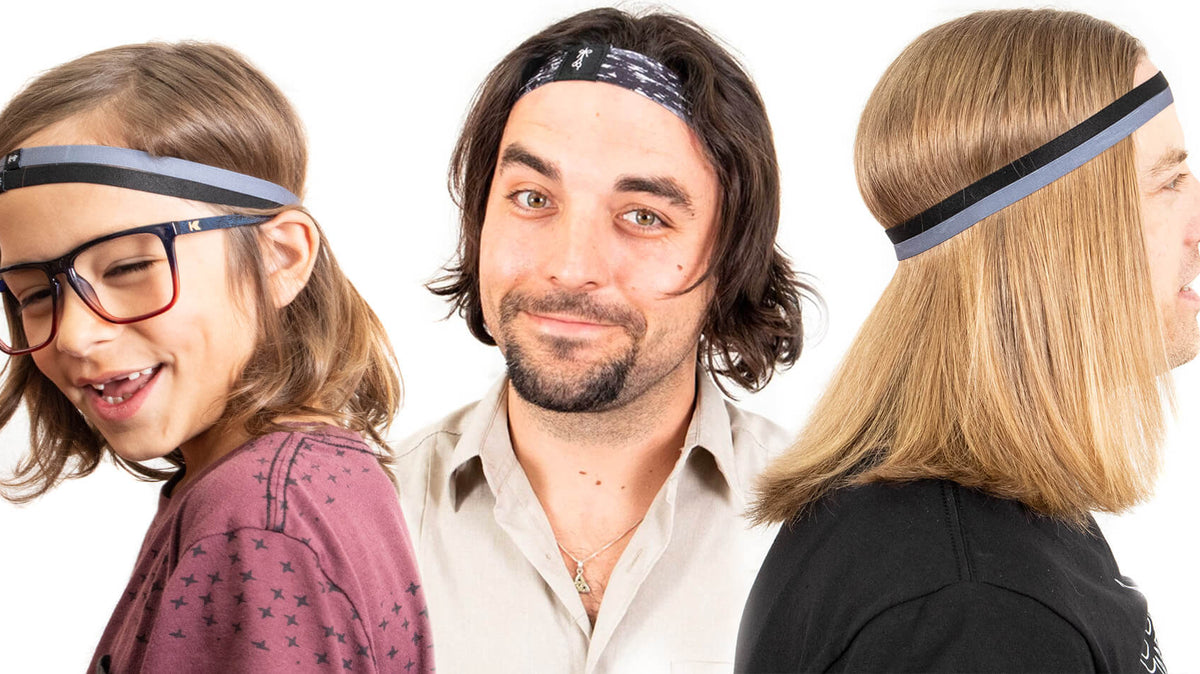 Headband Hair Styles. Men's Headbands.