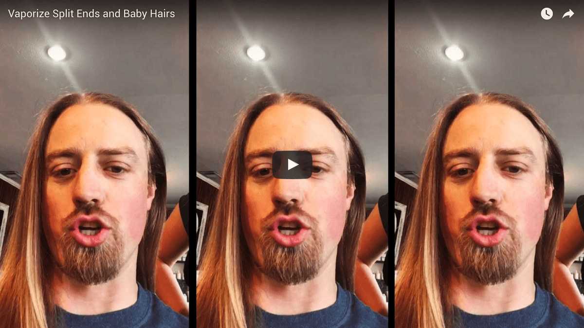 Vaporize Split Ends and Baby Hairs