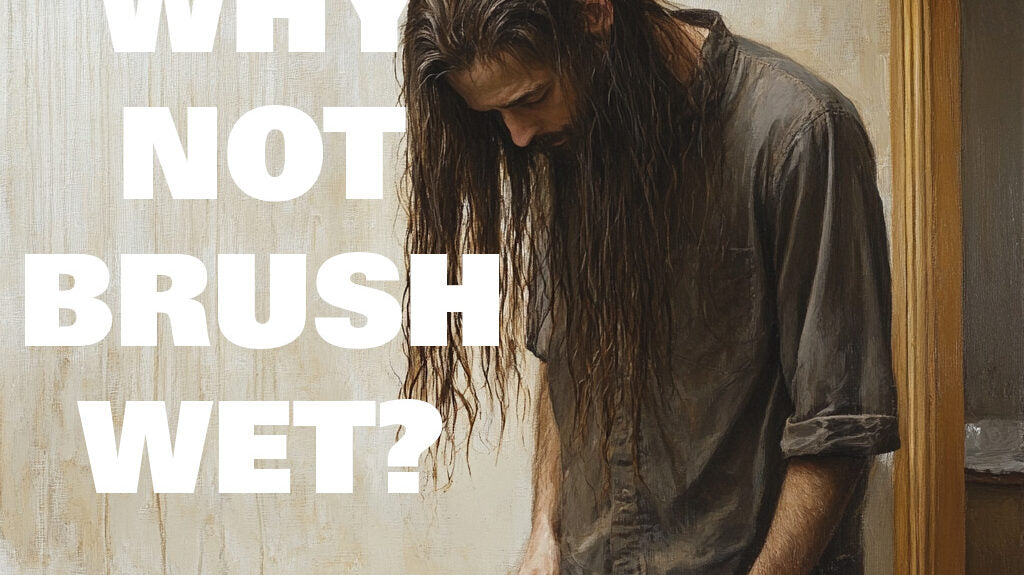 Why not Brush Your Hair Wet