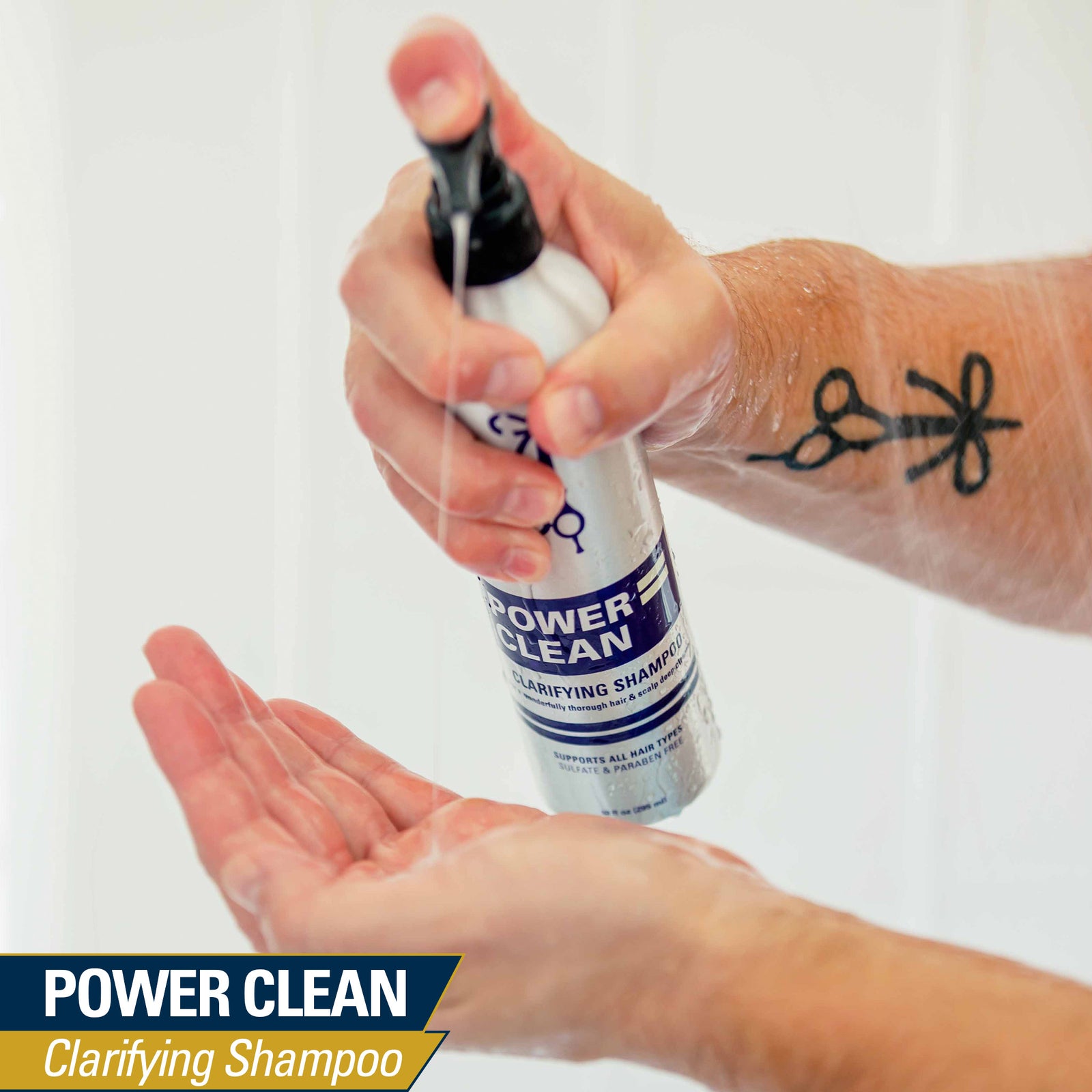 The Longhairs Power Clean Clarifying Shampoo