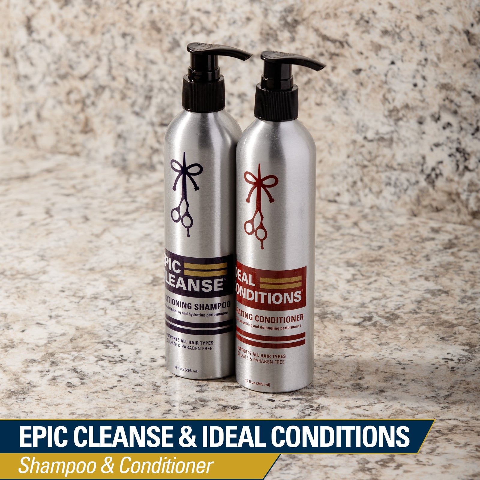 The Longhairs Epic Cleanse & Ideal Conditions Shampoo & Conditioner