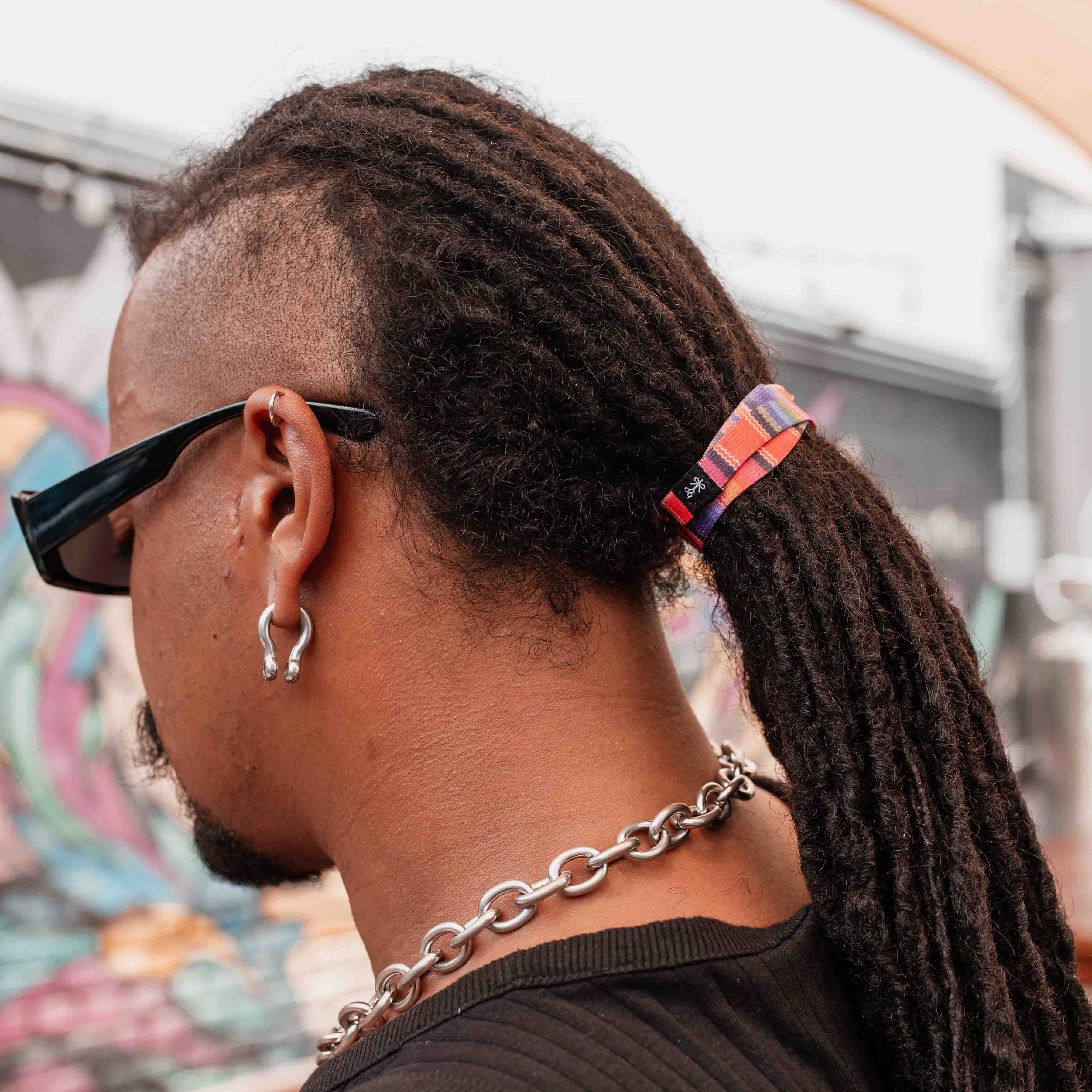 Jumbo Size Hair Ties for Thick Hair, Curls & Locs