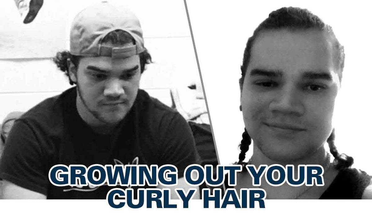 El Rizado growing curly hair through the awkward stage