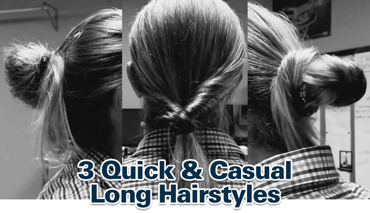 casual long hairstyles for men