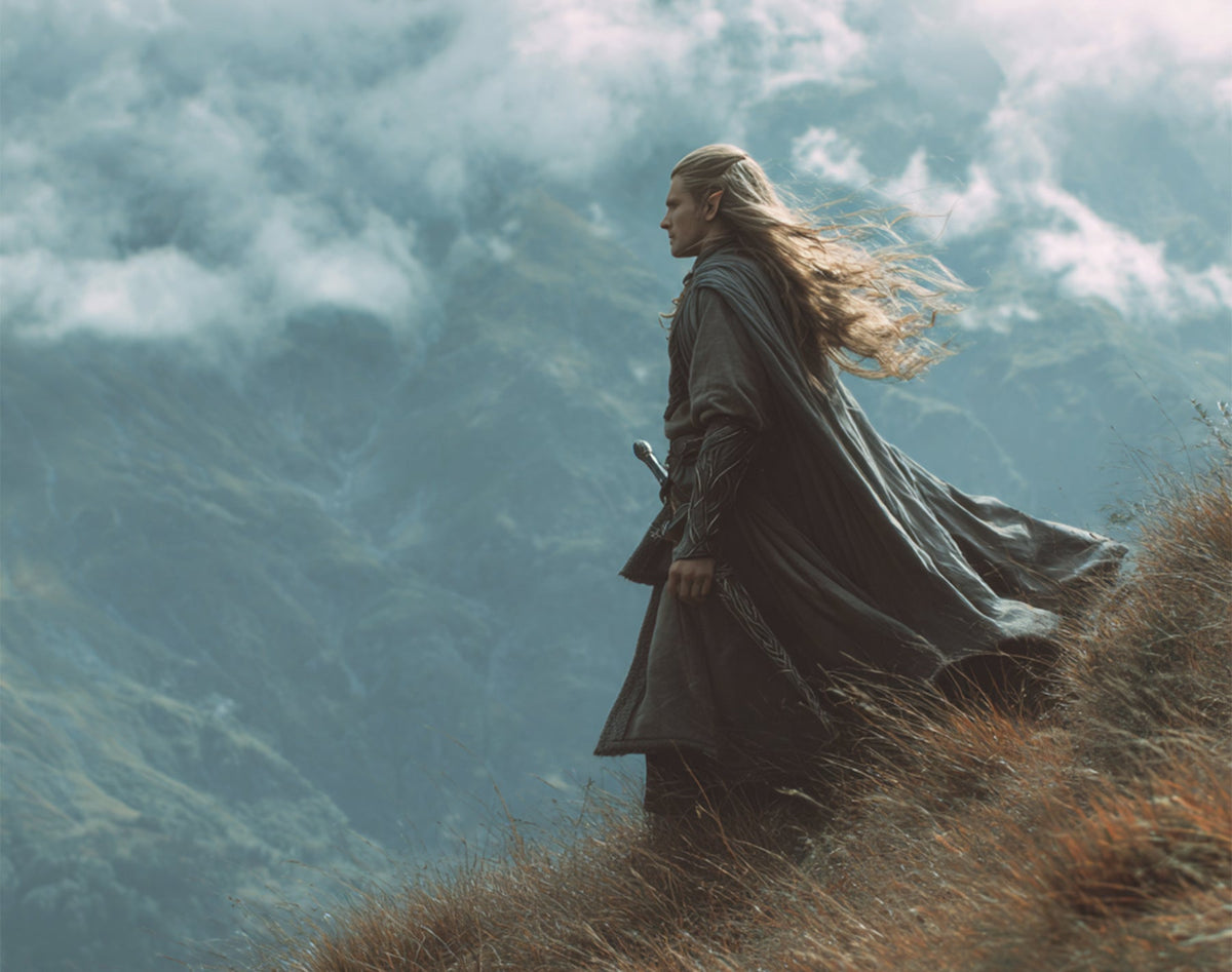 Glorfindel, Legolas, Fëanor & Túrin Turambar: renderings of the mightiest long hair of Tolkien, from The Lord Of The Rings to The Silmarillion.