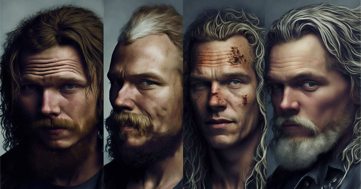 Portraits of The Longhairs Part IV | AI Edition