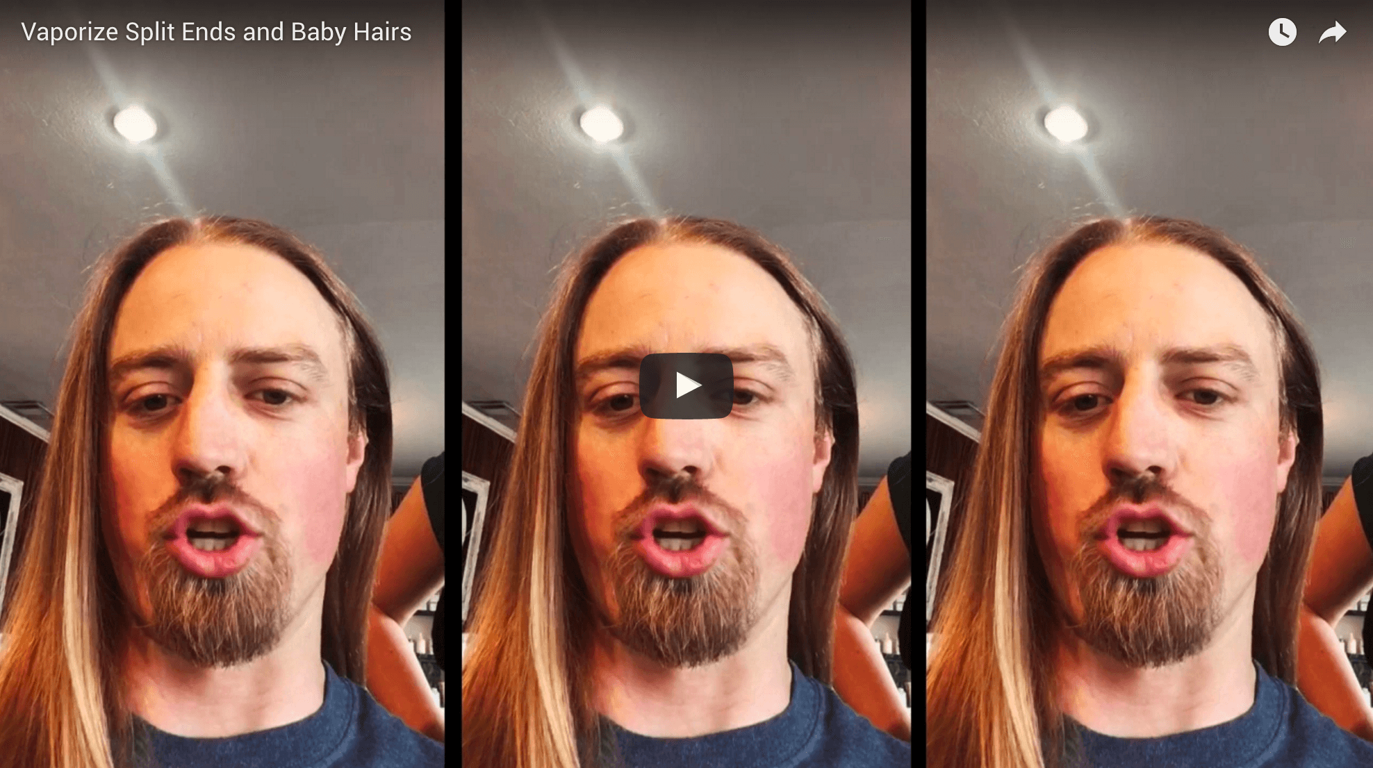 Vaporize Split Ends and Baby Hairs