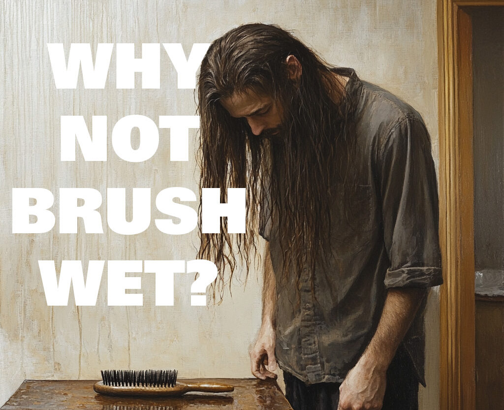 Why not Brush Your Hair Wet