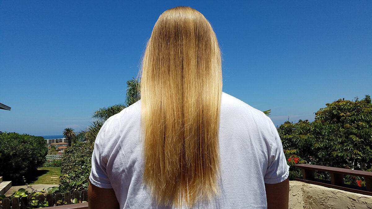 Working out with long hair
