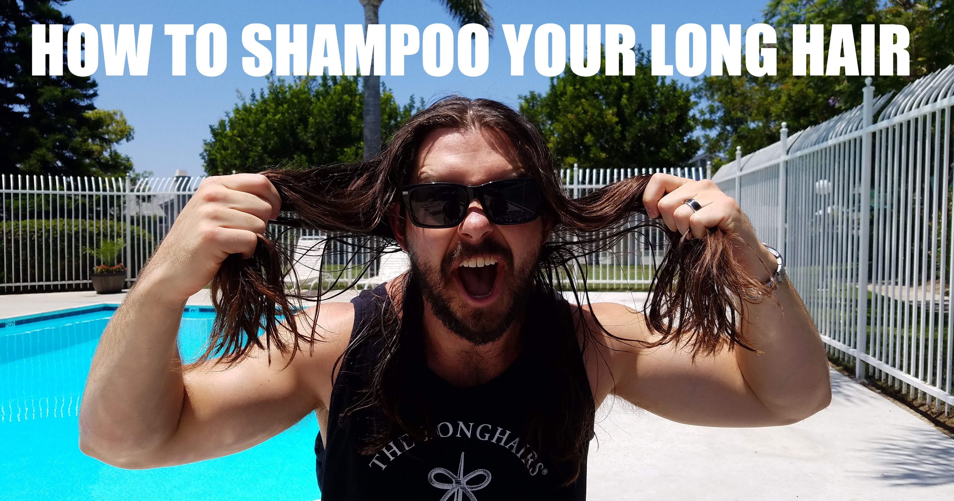 How To Shampoo Long Hair Properly for Men Guys 2025 Blog Feature Image