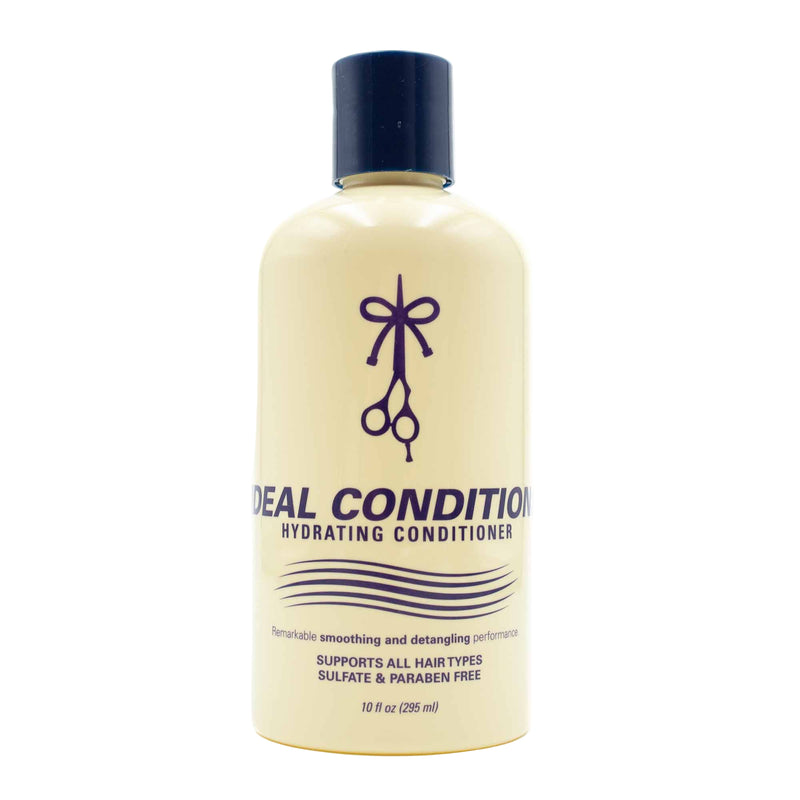 Bottle of 'Ideal Condition' hydrating conditioner on a white background