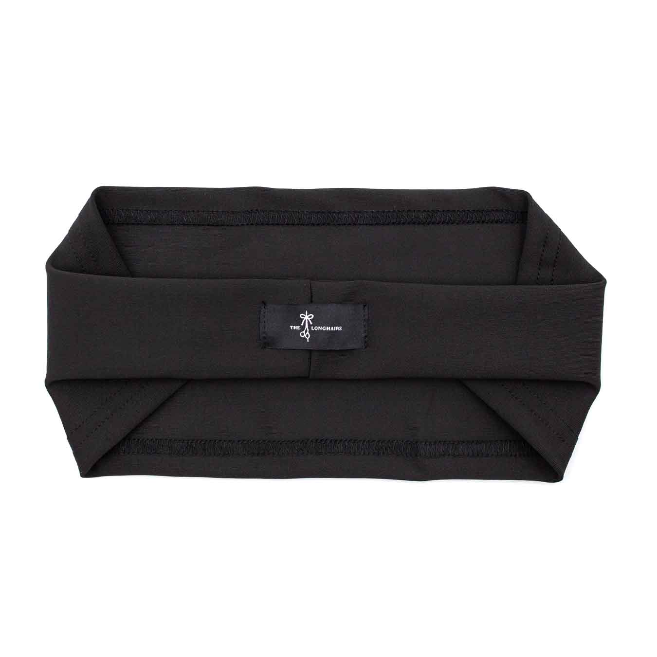 Black Elastic Headwrap for Men – The Longhairs