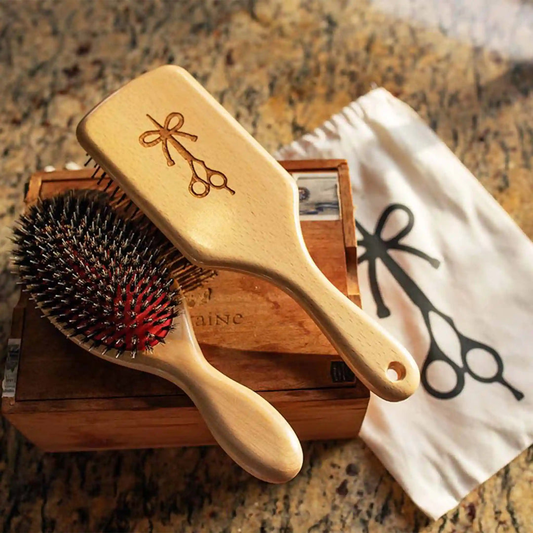Brown online hair brush