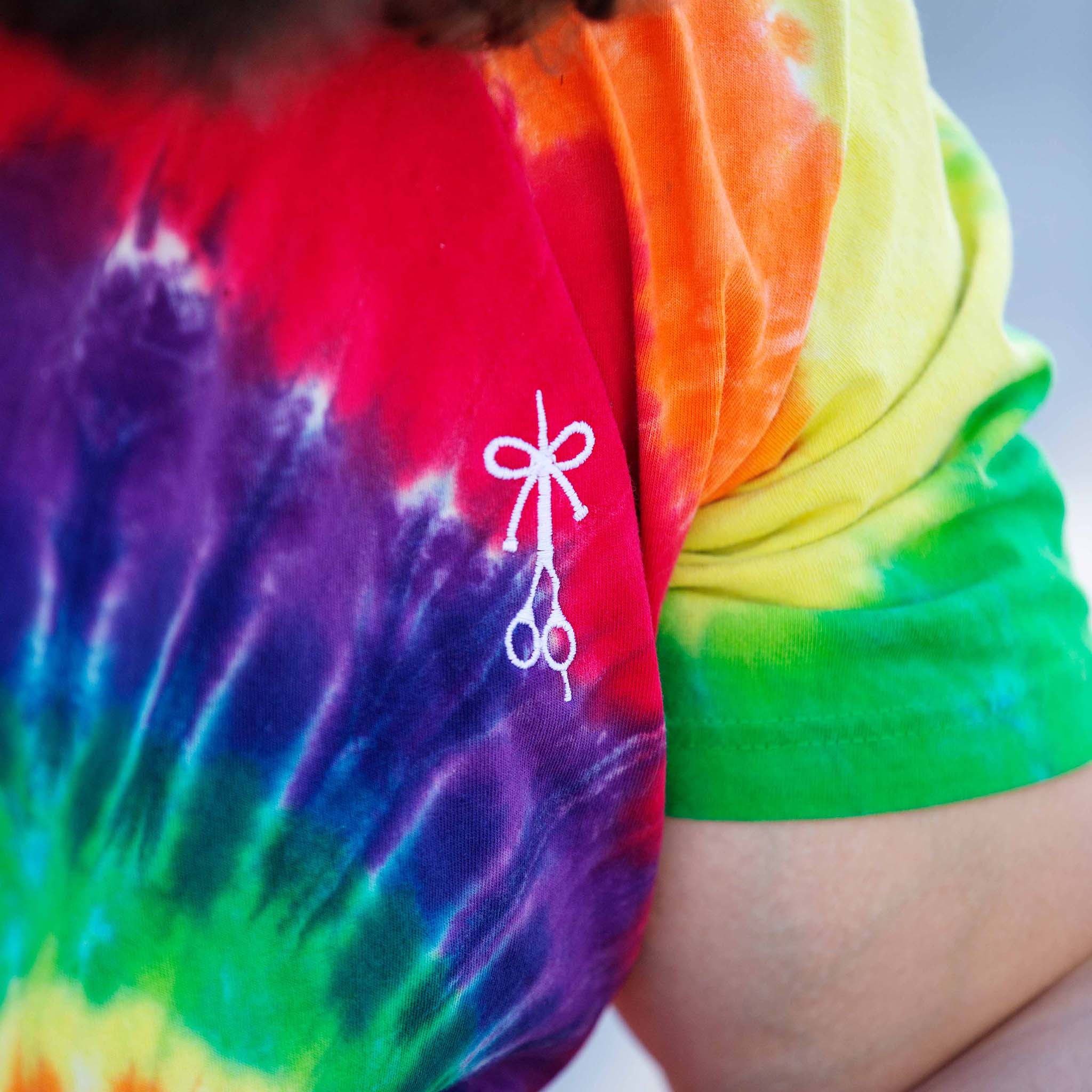 Oversized Mens Rainbow Tie-Dye T-Shirt – The Longhairs
