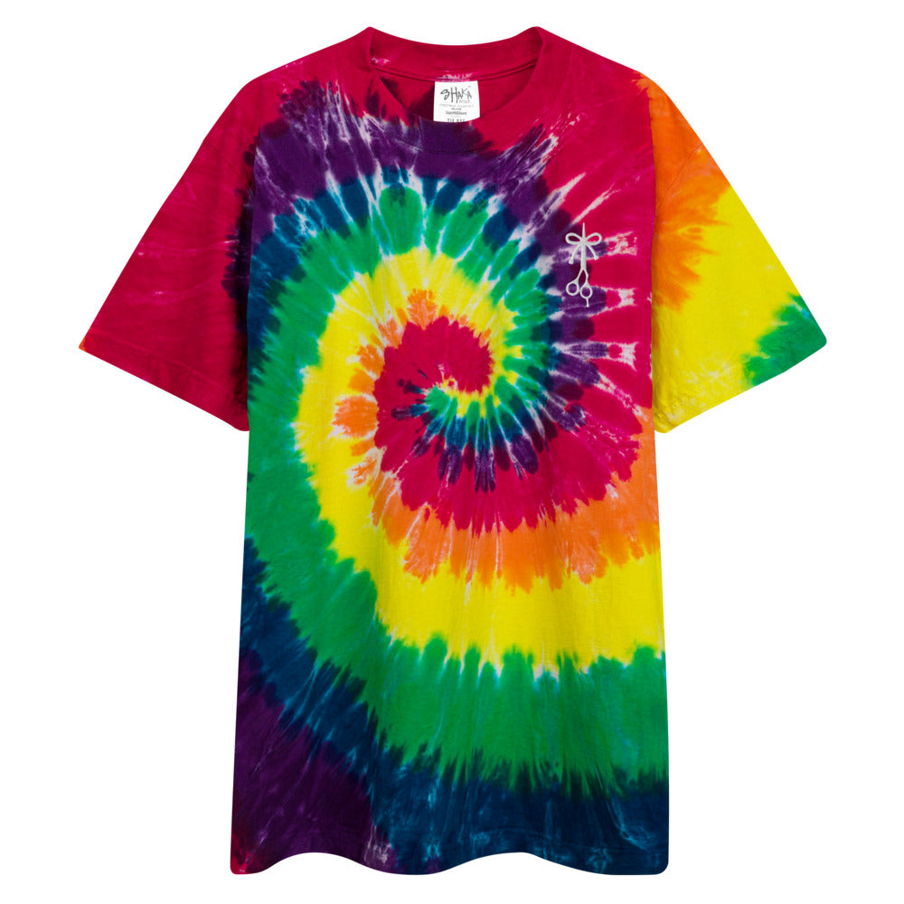 Oversized Mens Rainbow Tie-Dye T-Shirt – The Longhairs